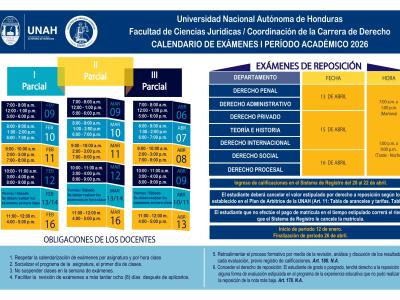 Calendario de examenes I PAC 2026