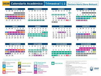 calendario academico trimestral 2026 A